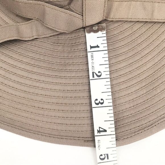 Swim Zip Taupe Canvas 4.5” brim Sun Protection Outdoor Performance Hat - Picture 12 of 16